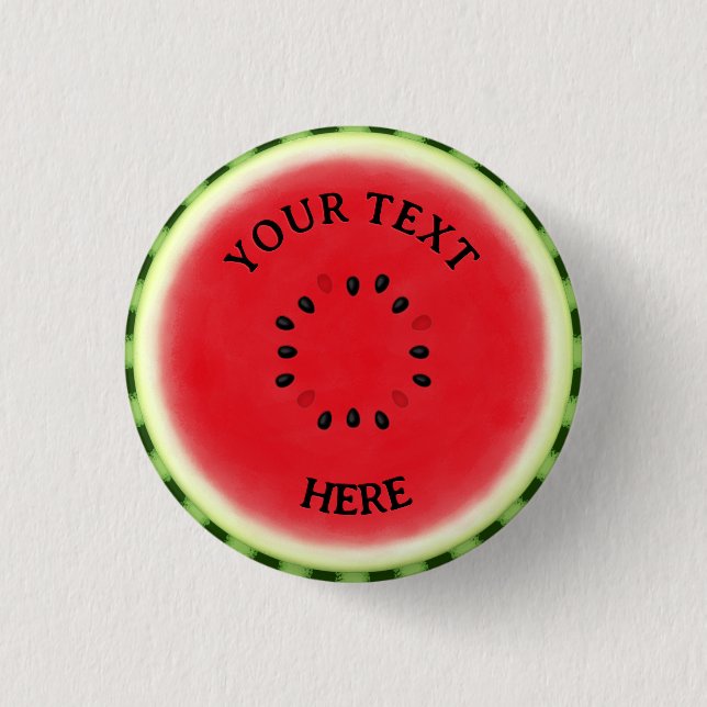 Watermelon Slice Custom 3 Cm Round Badge (Front)