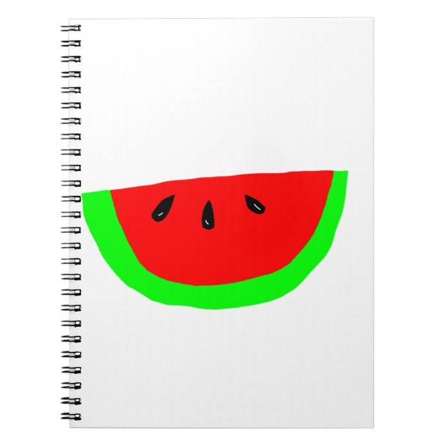 Watermelon slice design notebook (Front)