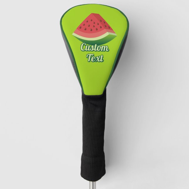Watermelon Slice Golf Head Cover (Front)