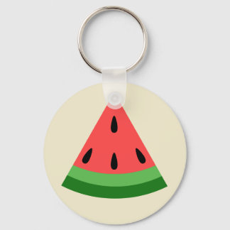 Watermelon Slice Key Ring