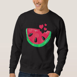Watermelon Slice Melon Summer Vacation Season Frui Sweatshirt
