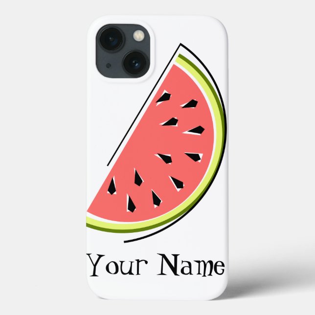 Watermelon Slice 'Name' iPad Mini case (Back)
