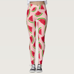 Watermelon Slice Pattern Leggings
