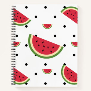Watermelon Slice Pattern   Summer Picnic & Patriot Notebook
