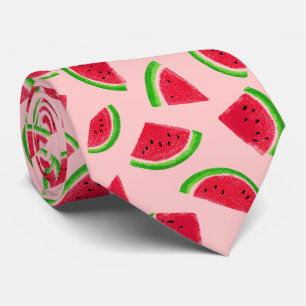 Watermelon Slice Pattern Tie