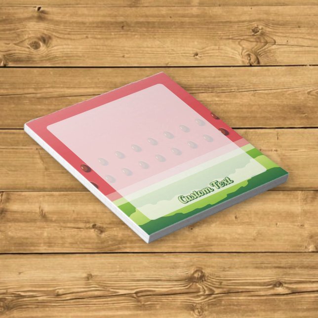 Watermelon slice seamless background notepad (Creator Uploaded)