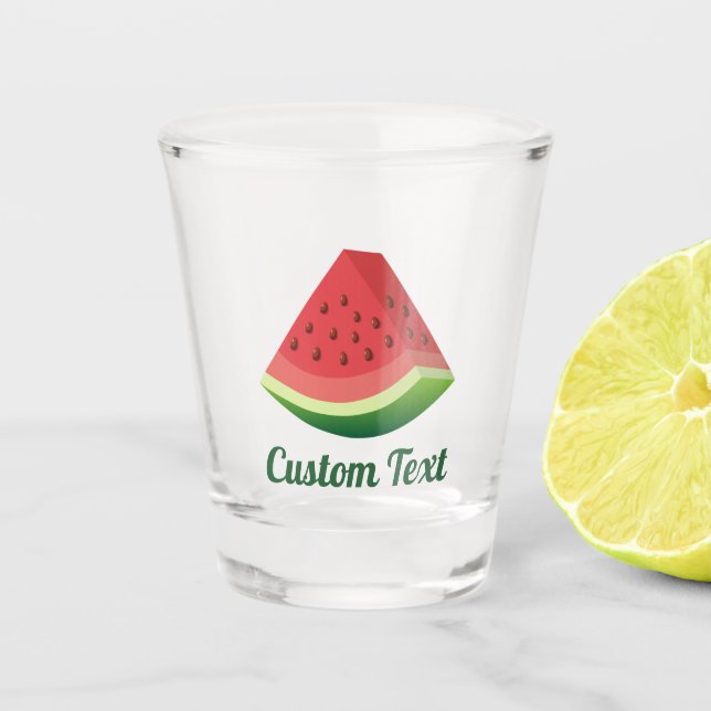 Watermelon Slice Shot Glass (Front)