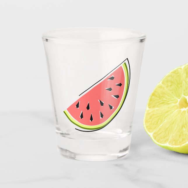 Watermelon Slice Shot Glass (Front)