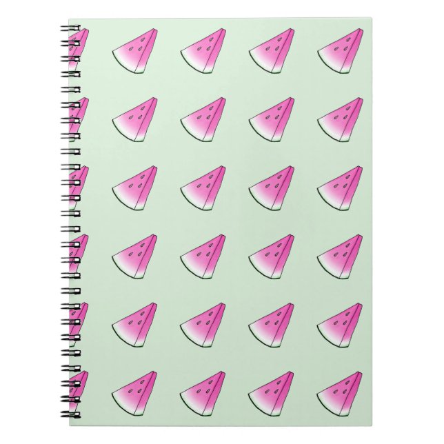 Watermelon slice spiral notebook (Front)