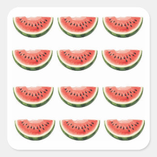 Watermelon Slice  Square Sticker