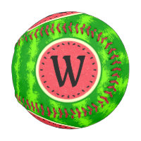 Watermelon Slice Summer Fruit with Rind Monogram