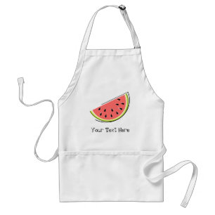 Watermelon Slice Text Standard Apron