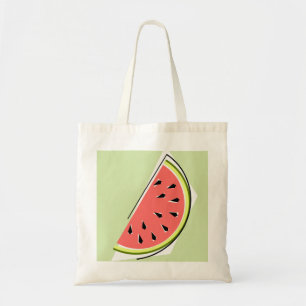 Watermelon Slice tote bag green