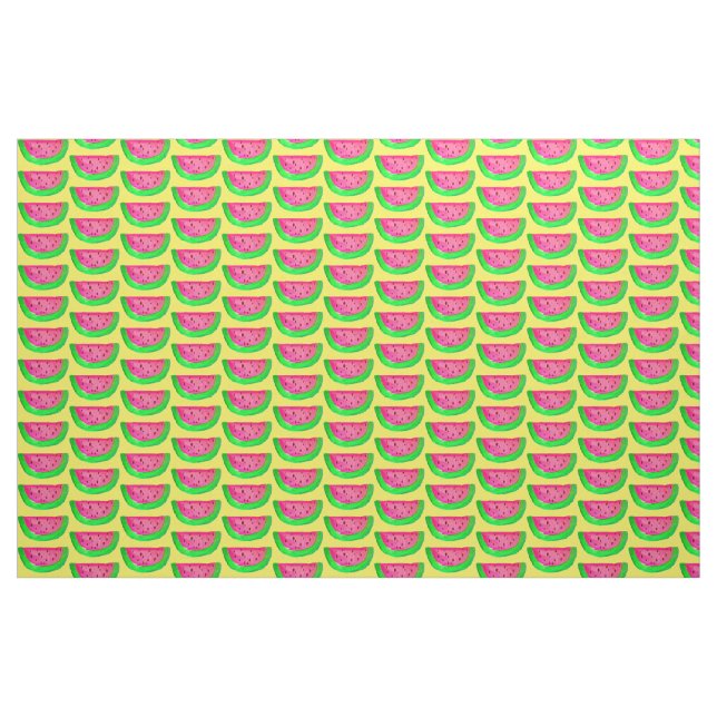 Watermelon slice watercolour fruit pop art fabric (Yard)