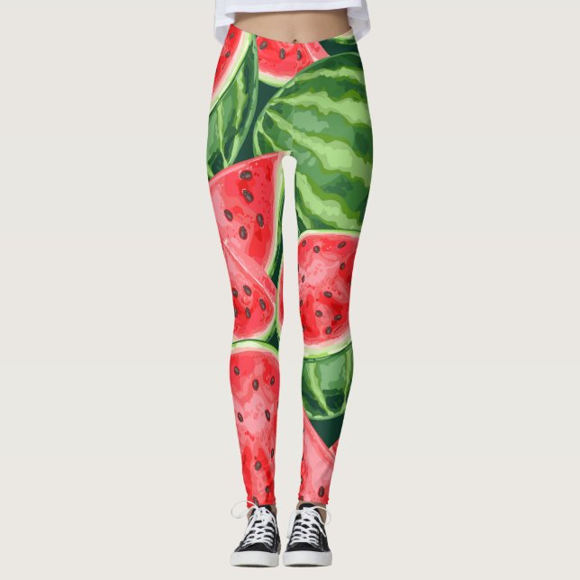 Watermelon Slices Leggings (Front)