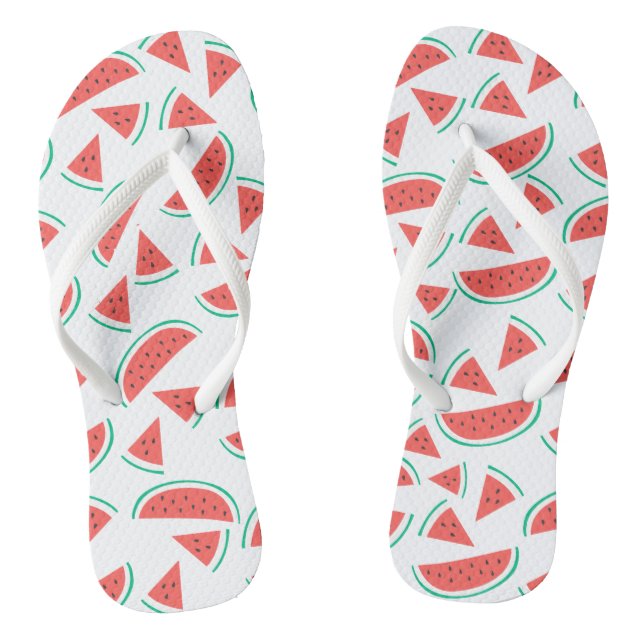 watermelon slices pattern jandals (Footbed)