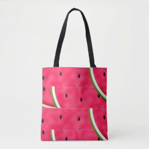 Watermelon Slices Pattern Tote Bag
