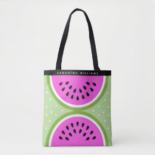 Watermelon Slices Personalised Summer Tote Bag