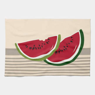 Watermelon slices tea towel