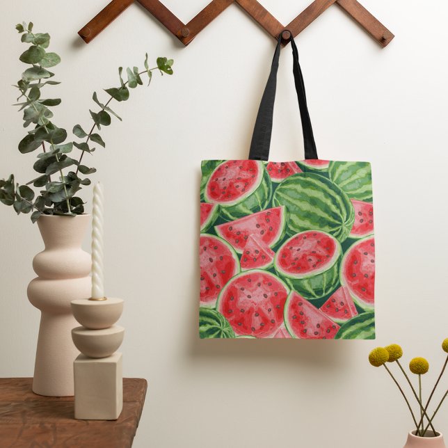 Watermelon Slices Tote Bag (Creator Uploaded)