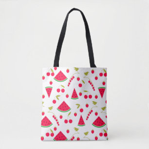 Watermelon slices tote bag