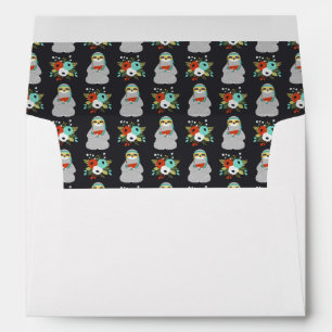 Watermelon Sloth Pattern Envelope
