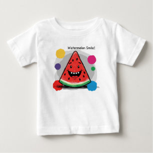  Watermelon Smile by Natasha Us  Baby T-Shirt