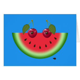 Watermelon Smile, Encouragement Greeting Card