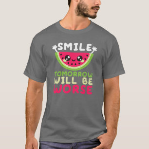 watermelon smile funny T-Shirt