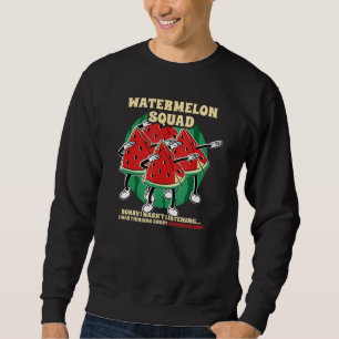 Watermelon squad u2013 Funny melon summer fruit pa Sweatshirt