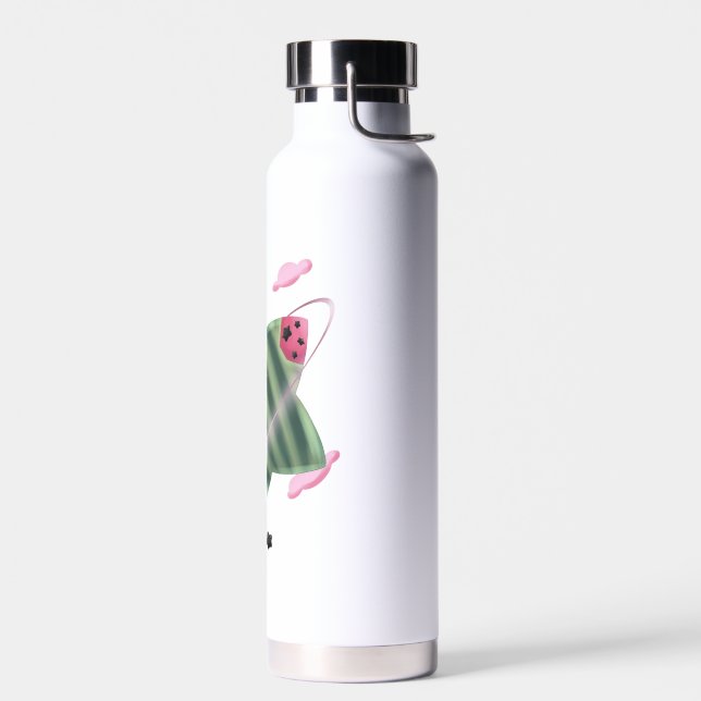 Watermelon Star Planet  Water Bottle (Left)