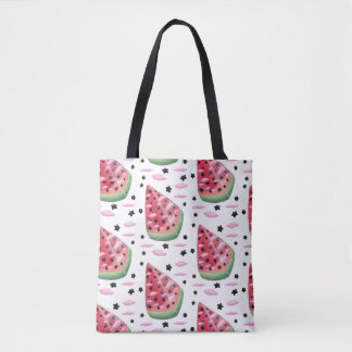Watermelon star  tote bag