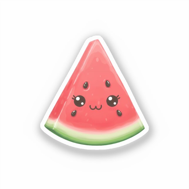 Watermelon Sticker Custom Funny Summer Fruit Gift (Front)