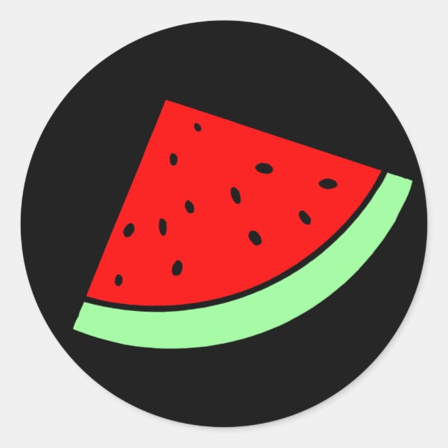 Watermelon Sticker (DARK) (Front)