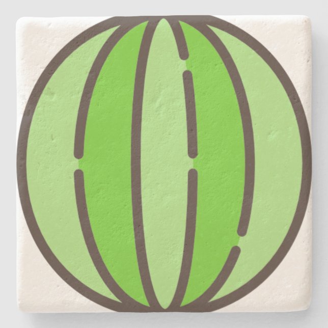 watermelon stone coaster (Front)