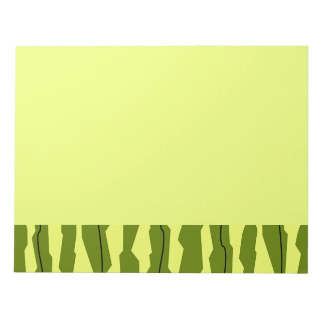 Watermelon Stripe Notepad (Front)