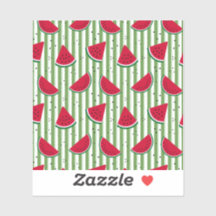 Watermelon Stripe Seamless Pattern