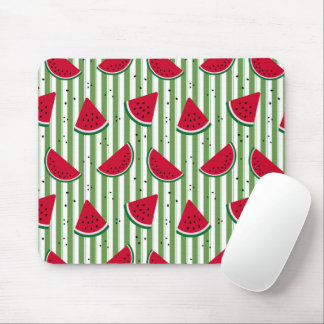 Watermelon Stripe Seamless Pattern Mouse Pad