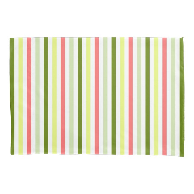 Watermelon Stripe Thin Pillowcase (Front)