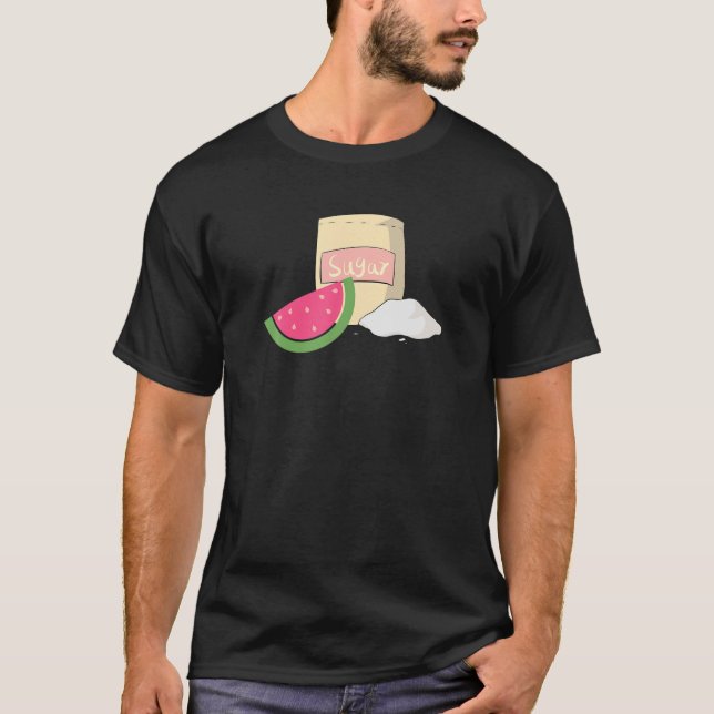 Watermelon Sugar Funny Saying Summer T-Shirt (Front)
