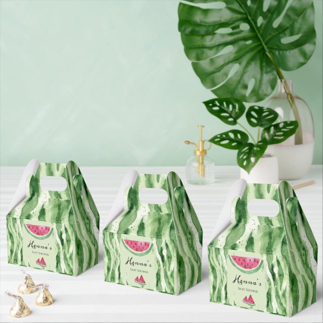 Watermelon Summer Baby Shower  Favour Box (Multiple)