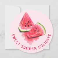 Watermelon Summer Card