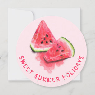 Watermelon Summer Card