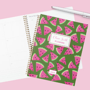 Watermelon Summer Fruit pattern Planner