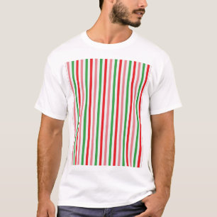 Watermelon Summer Stripes Digital Paper  T-Shirt