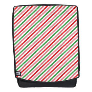 Watermelon Summer Stripes Pattern-56206 Backpack