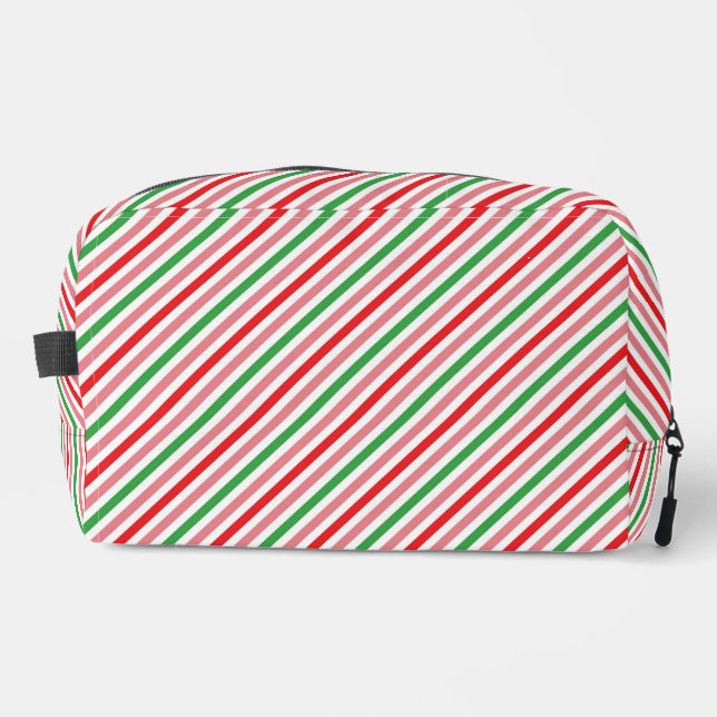 Watermelon Summer Stripes Pattern-56206 Dopp Kit (Front)