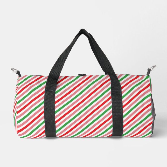 Watermelon Summer Stripes Pattern-56206 Duffle Bag (Front)