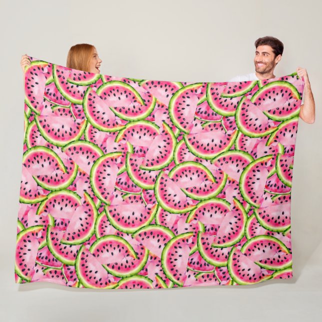 Watermelon Surprise Fleece Blanket (In Situ)