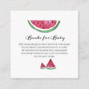 Watermelon Sweet Girl Summer Books for Baby   Enclosure Card